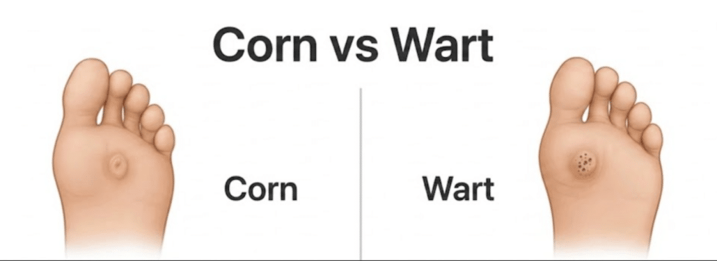 corn vs wart corn vs wart